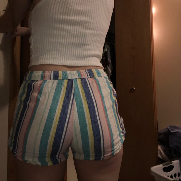 Multicolored Striped Shorts - Picture 4 of 5